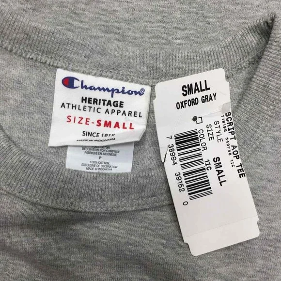 Champion‎ Sewn Script Heritage T Shirt - Picture 6 of 6